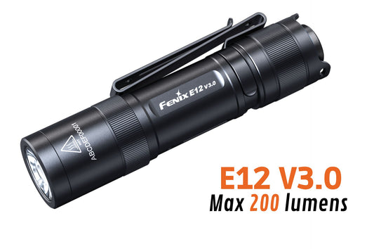 Fenix E12 V3.0 - Lampe de poche - 200 lumens