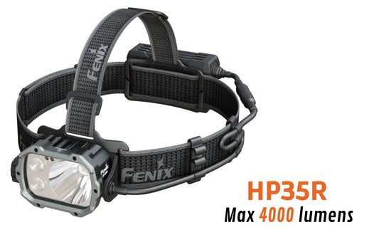 Fenix HP35R - Lampe frontale rechargeable USB-C - 4000 lumens -450 mètres de portée