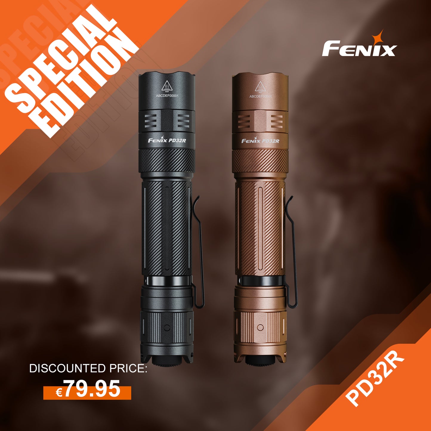 Fenix PD32R - 1400 lumens - Rechargeable USB-C