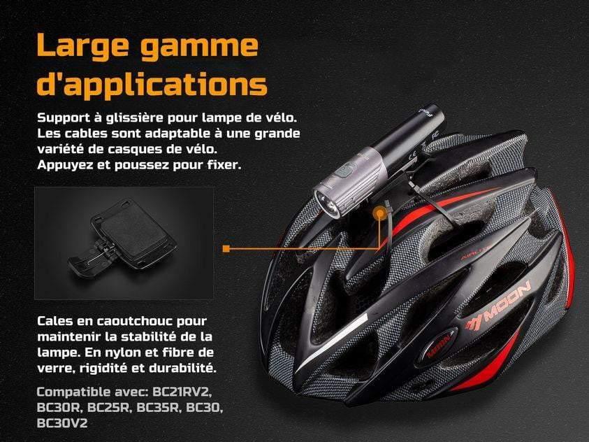 Lampe pour casque discount velo