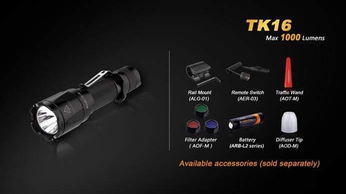 Fenix TK16 - 1000 Lumens Site Officiel FENIX® - Votre boutique en ligne Fenix®