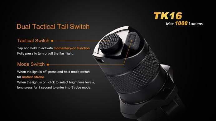 Fenix TK16 - 1000 Lumens Site Officiel FENIX® - Votre boutique en ligne Fenix®