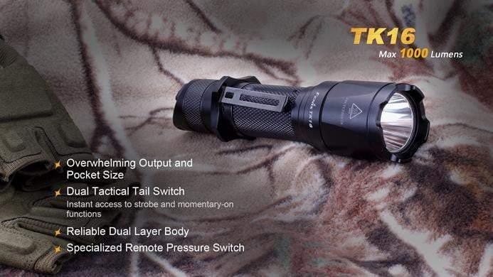 Fenix TK16 - 1000 Lumens Site Officiel FENIX® - Votre boutique en ligne Fenix®