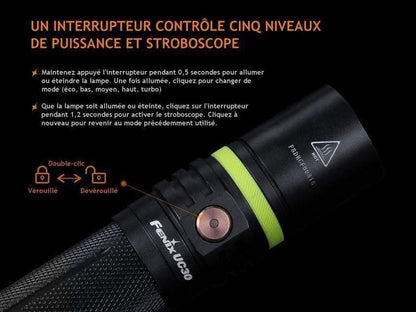 Fenix UC30 édition 2017 - 1000 Lumens rechargeable Site Officiel FENIX® - Votre boutique en ligne Fenix®